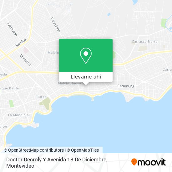 Mapa de Doctor Decroly Y Avenida 18 De Diciembre