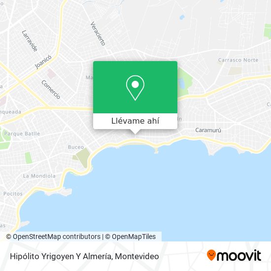 Mapa de Hipólito Yrigoyen Y Almería