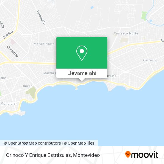 Mapa de Orinoco Y Enrique Estrázulas