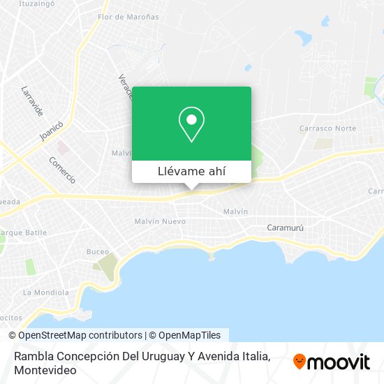 Mapa de Rambla Concepción Del Uruguay Y Avenida Italia