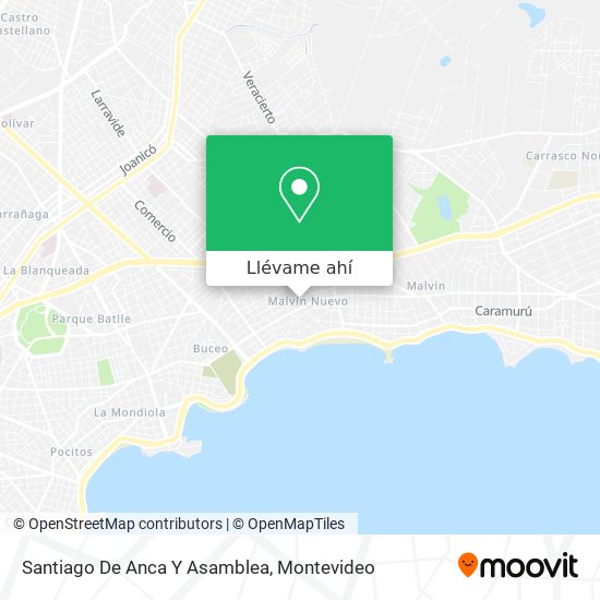 Mapa de Santiago De Anca Y Asamblea
