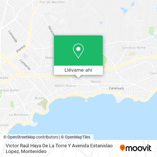 Mapa de Víctor Raúl Haya De La Torre Y Avenida Estanislao López