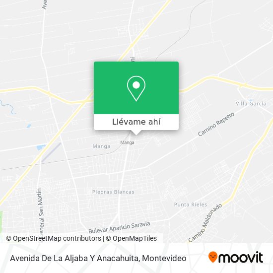 Mapa de Avenida De La Aljaba Y Anacahuita