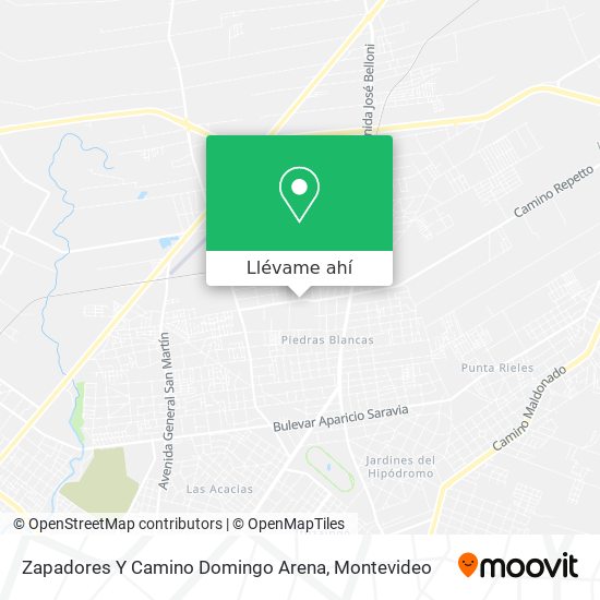 Mapa de Zapadores Y Camino Domingo Arena