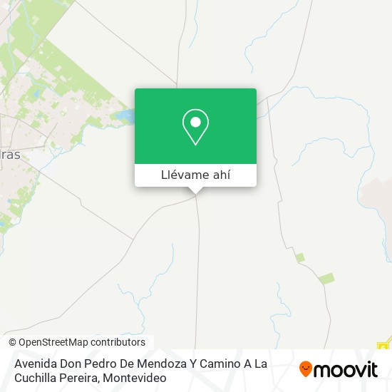 Mapa de Avenida Don Pedro De Mendoza Y Camino A La Cuchilla Pereira