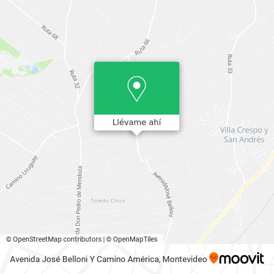 Mapa de Avenida José Belloni Y Camino América
