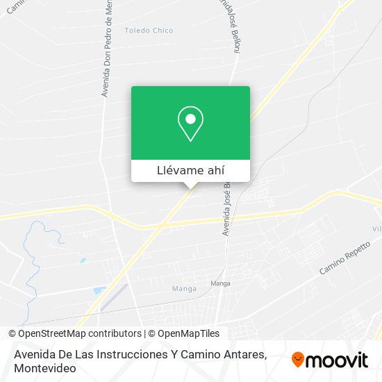 Mapa de Avenida De Las Instrucciones Y Camino Antares