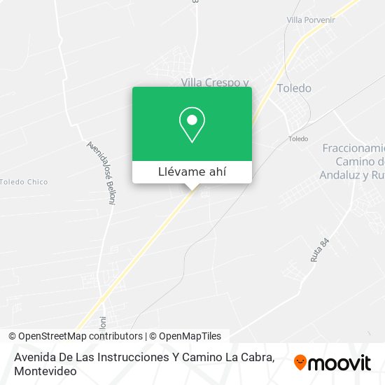 Mapa de Avenida De Las Instrucciones Y Camino La Cabra