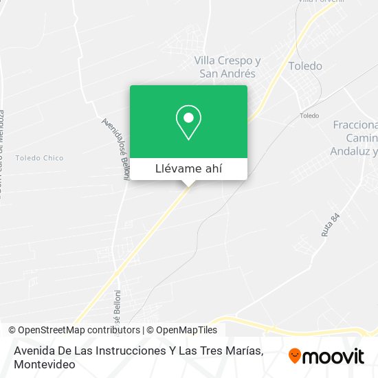 Mapa de Avenida De Las Instrucciones Y Las Tres Marías