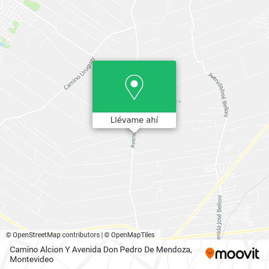 Mapa de Camino Alcion Y Avenida Don Pedro De Mendoza
