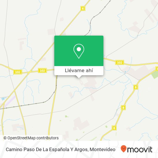 Mapa de Camino Paso De La Española Y Argos