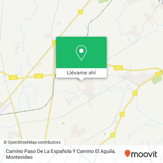 Mapa de Camino Paso De La Española Y Camino El Aguila