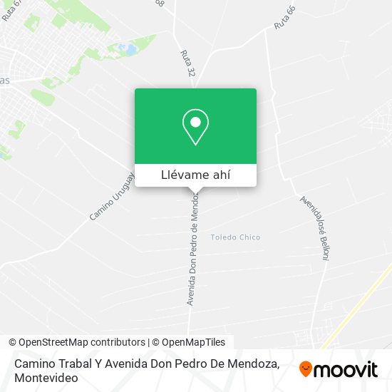 Mapa de Camino Trabal Y Avenida Don Pedro De Mendoza