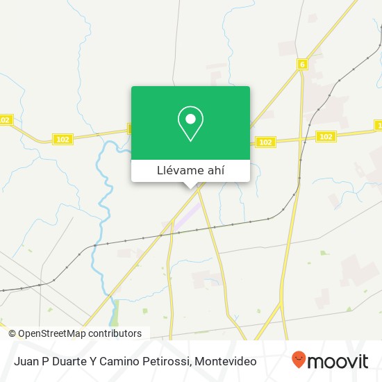 Mapa de Juan P Duarte Y Camino Petirossi