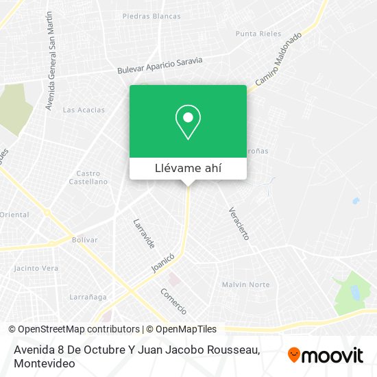 Mapa de Avenida 8 De Octubre Y Juan Jacobo Rousseau
