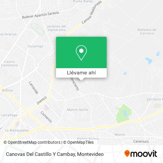 Mapa de Canovas Del Castillo Y Cambay