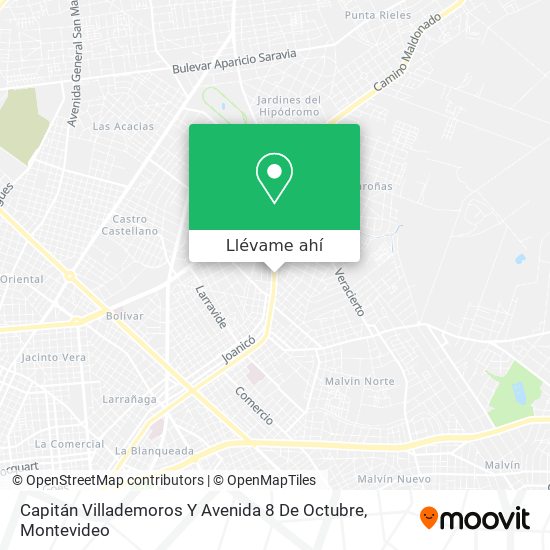Mapa de Capitán Villademoros Y Avenida 8 De Octubre