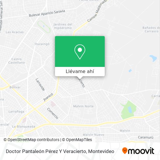 Mapa de Doctor Pantaleón Pérez Y Veracierto