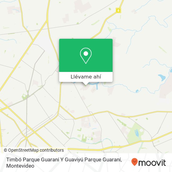 Mapa de Timbó Parque Guaraní Y Guaviyú Parque Guaraní