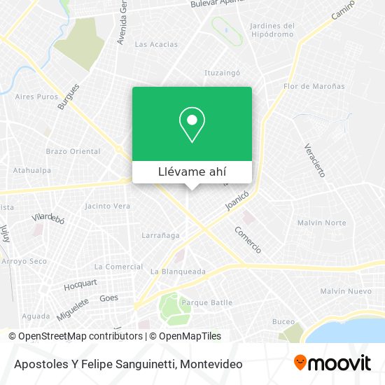 Mapa de Apostoles Y Felipe Sanguinetti