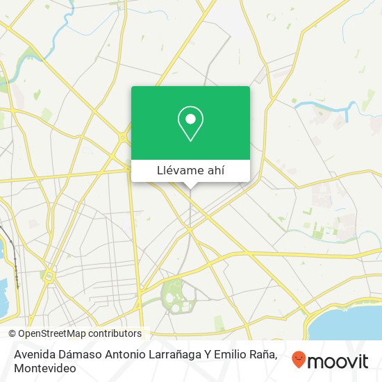 Mapa de Avenida Dámaso Antonio Larrañaga Y Emilio Raña