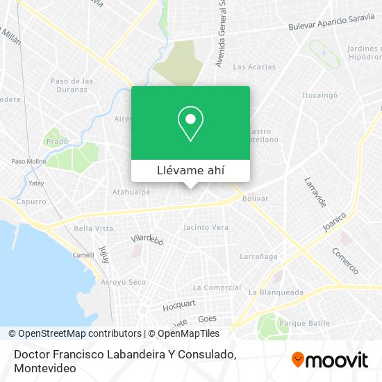 Mapa de Doctor Francisco Labandeira Y Consulado