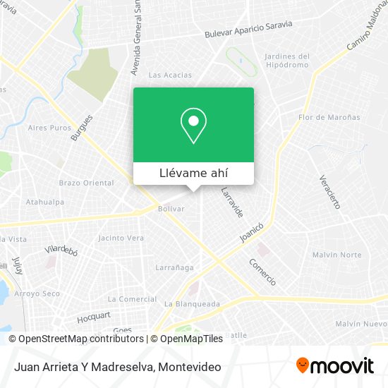 Mapa de Juan Arrieta Y Madreselva