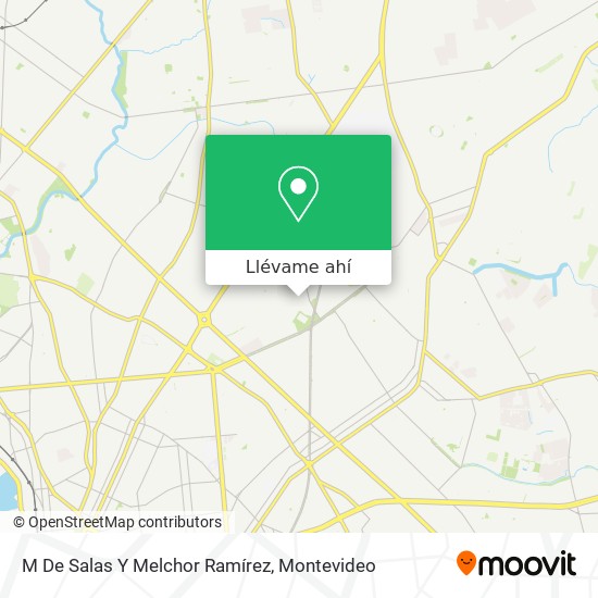 Mapa de M De Salas Y Melchor Ramírez