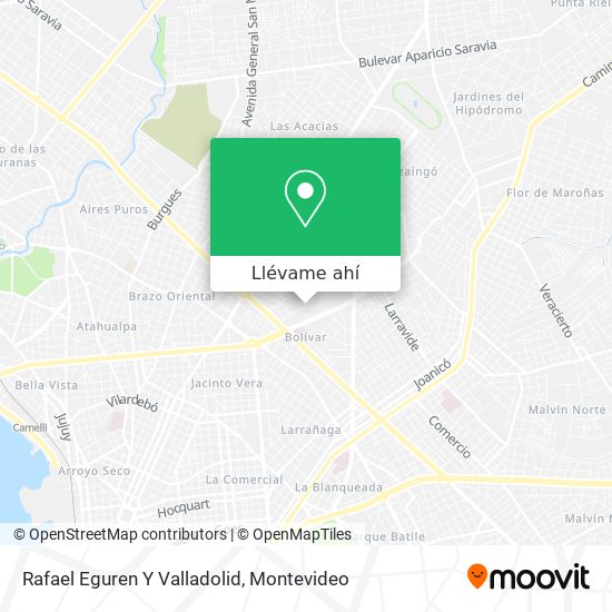 Mapa de Rafael Eguren Y Valladolid