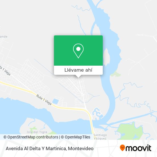 Mapa de Avenida Al Delta Y Martinica