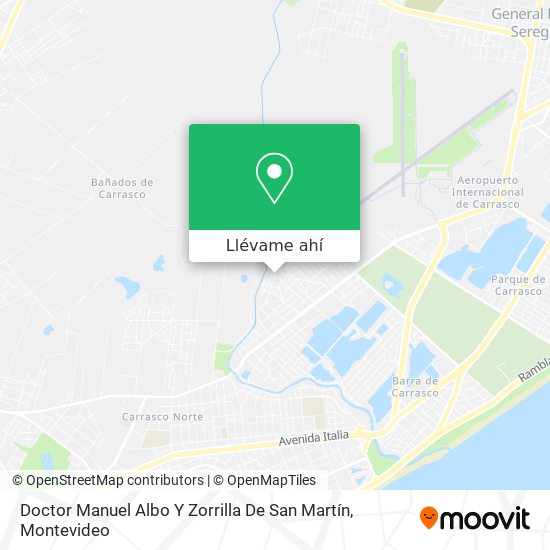 Mapa de Doctor Manuel Albo Y Zorrilla De San Martín