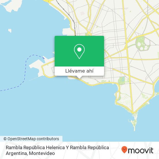 Mapa de Rambla República Helenica Y Rambla República Argentina