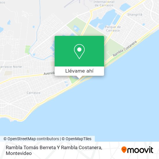 Mapa de Rambla Tomás Berreta Y Rambla Costanera