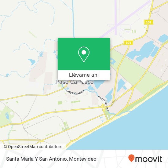 Mapa de Santa María Y San Antonio