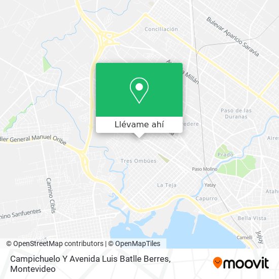 Mapa de Campichuelo Y Avenida Luis Batlle Berres