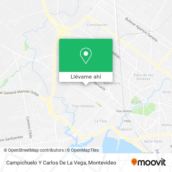 Mapa de Campichuelo Y Carlos De La Vega