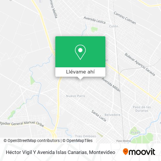 Mapa de Héctor Vigil Y Avenida Islas Canarias