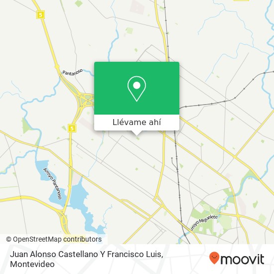 Mapa de Juan Alonso Castellano Y Francisco Luis