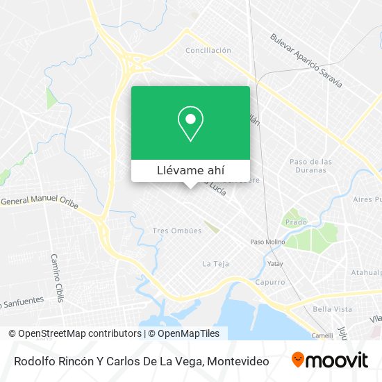 Mapa de Rodolfo Rincón Y Carlos De La Vega