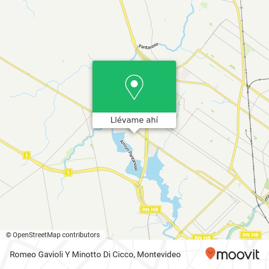 Mapa de Romeo Gavioli Y Minotto Di Cicco