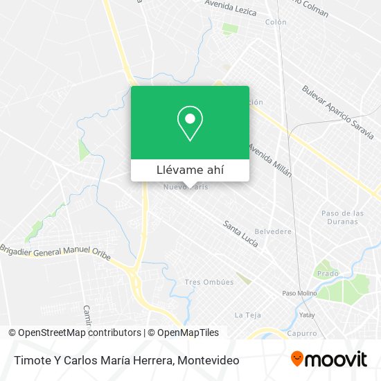 Mapa de Timote Y Carlos María Herrera