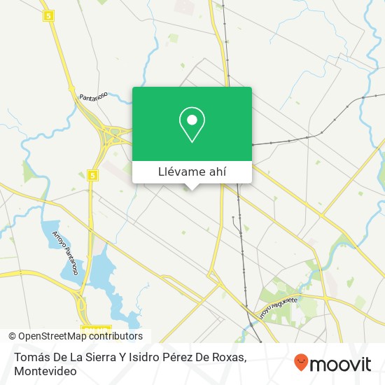Mapa de Tomás De La Sierra Y Isidro Pérez De Roxas