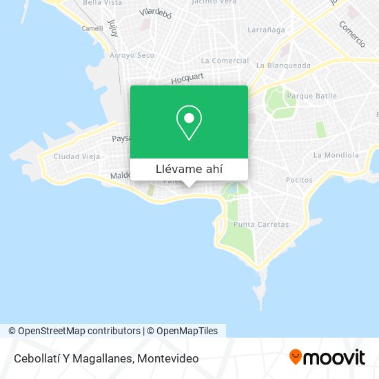 Mapa de Cebollatí Y Magallanes