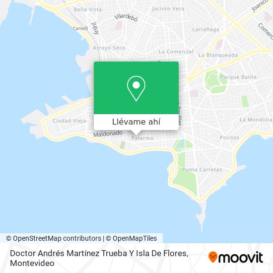 Mapa de Doctor Andrés Martínez Trueba Y Isla De Flores