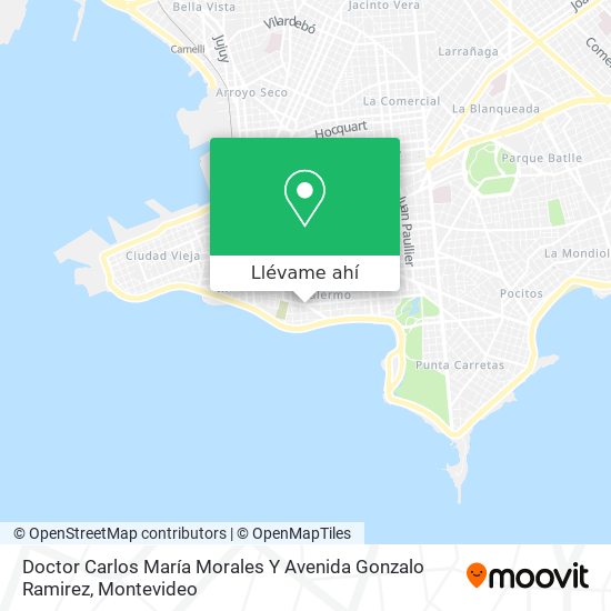 Mapa de Doctor Carlos María Morales Y Avenida Gonzalo Ramirez