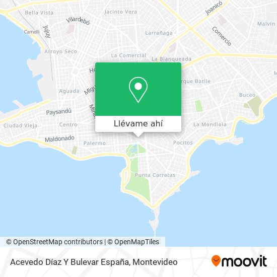 Mapa de Acevedo Díaz Y Bulevar España