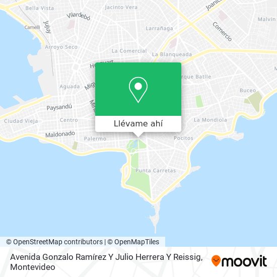 Mapa de Avenida Gonzalo Ramírez Y Julio Herrera Y Reissig
