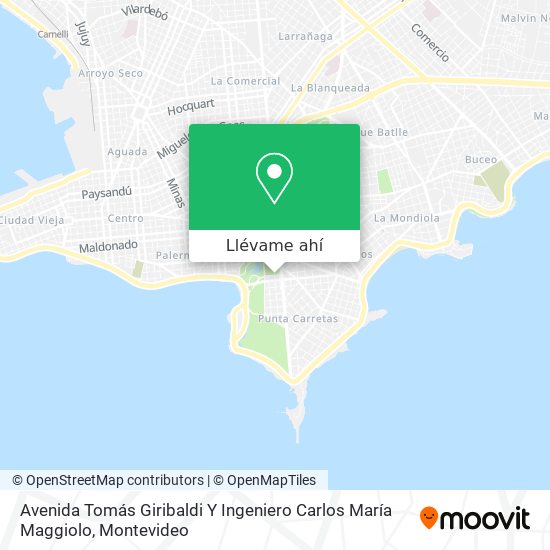 Mapa de Avenida Tomás Giribaldi Y Ingeniero Carlos María Maggiolo