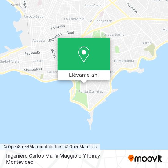 Mapa de Ingeniero Carlos María Maggiolo Y Ibiray