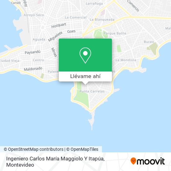 Mapa de Ingeniero Carlos María Maggiolo Y Itapúa
